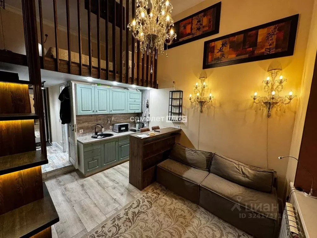 Студия Санкт-Петербург Английский просп., 26 (25.0 м) - Фото 1