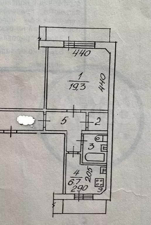 1-к. квартира, 37,5 м, 2/9 эт. - Фото 0