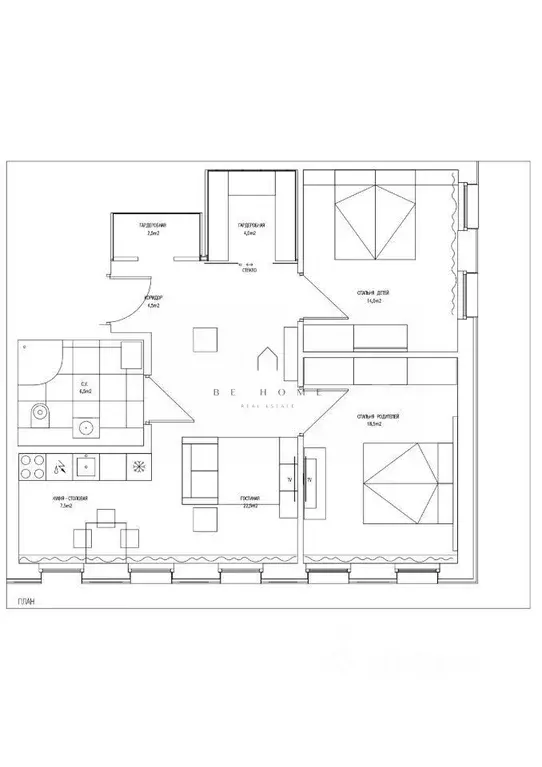 3-к кв. Санкт-Петербург ул. Академика Павлова, 7 (73.0 м) - Фото 1