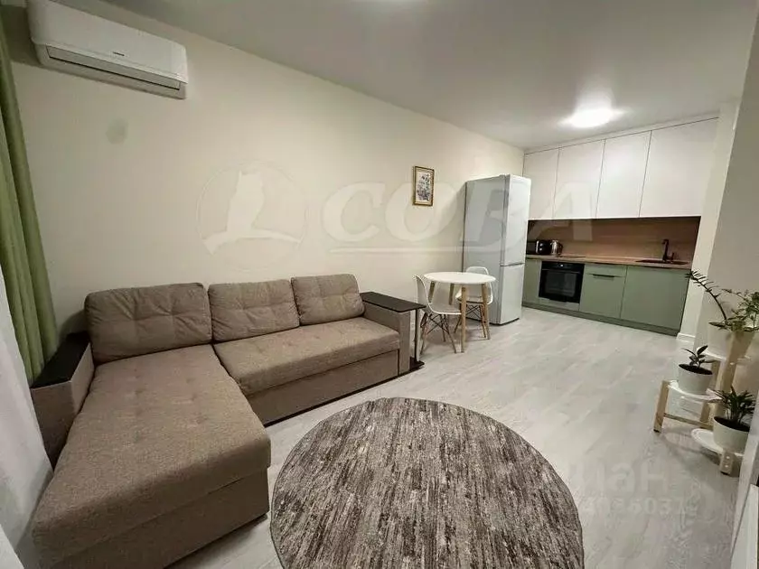 Студия Тюменская область, Тюмень ул. Тимофея Чаркова, 87 (26.5 м) - Фото 2