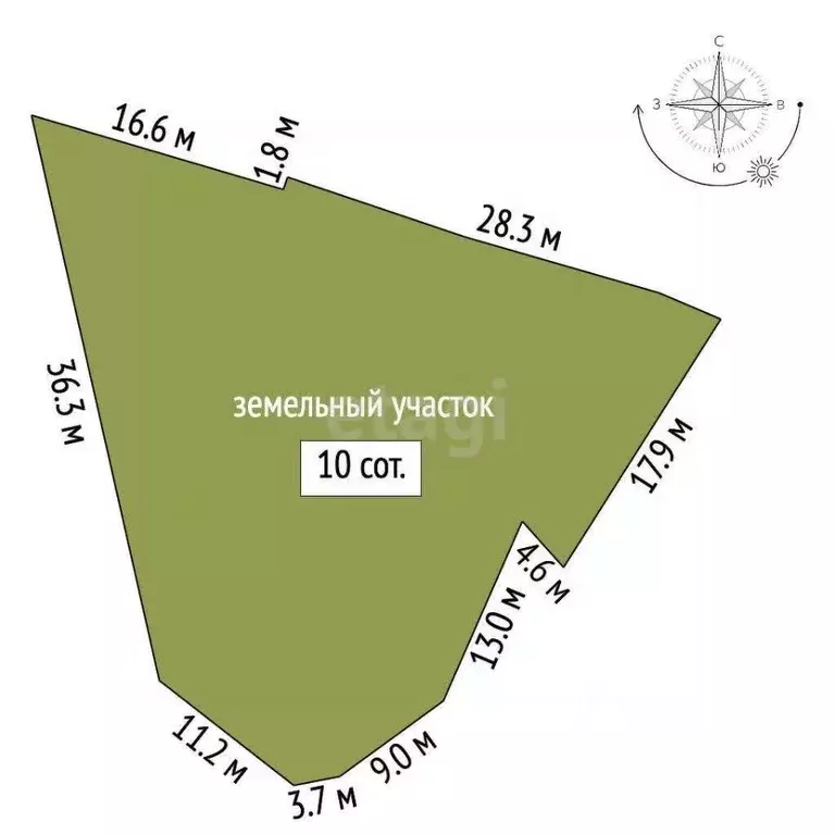Участок в Севастополь ТСН СНТ Строитель-2 тер., 37 (10.0 сот.) - Фото 1