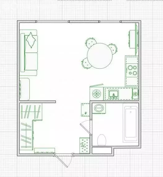 Квартира-студия: Люберцы, микрорайон Зенино ЖК Самолёт, Некрасовский ... - Фото 1
