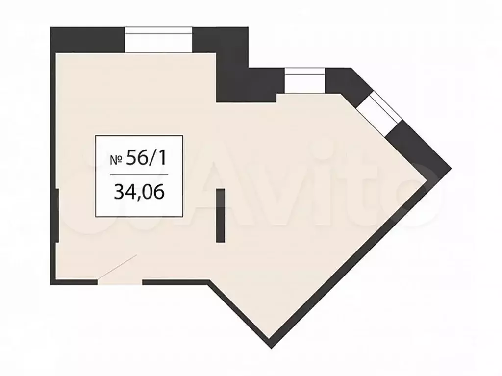 Продам помещение свободного назначения, 34.06 м - Фото 0