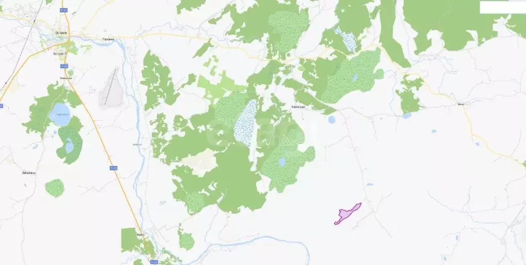 Участок в Псковская область, Островский район, Воронцовская волость, ... - Фото 2