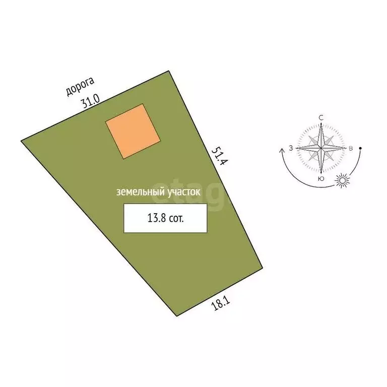 Дом в село Обуховское, улица Мира (33.4 м) - Фото 2