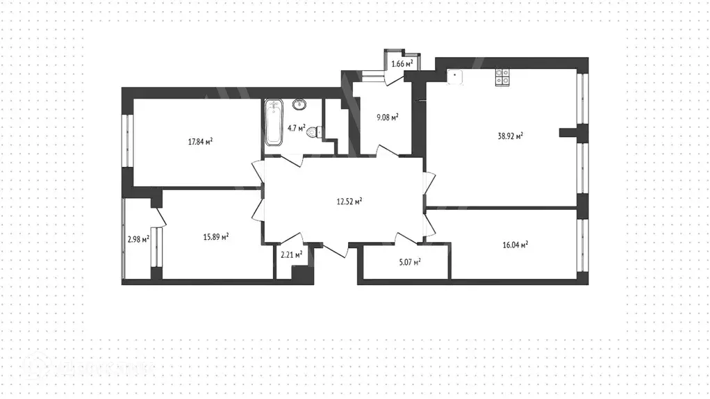 Продаётся 4-к квартира, 127 м - Фото 1