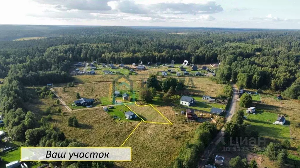 Участок в Ленинградская область, Приозерский район, Красноозерное ... - Фото 1