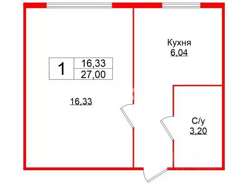 1-к кв. Ленинградская область, Выборгский район, Рощино пгт ул. ... - Фото 2