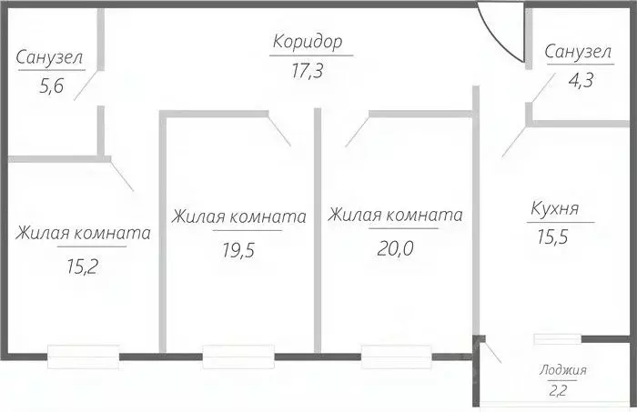 3-к кв. Самарская область, Тольятти ул. Фрунзе, 2В (99.6 м) - Фото 1