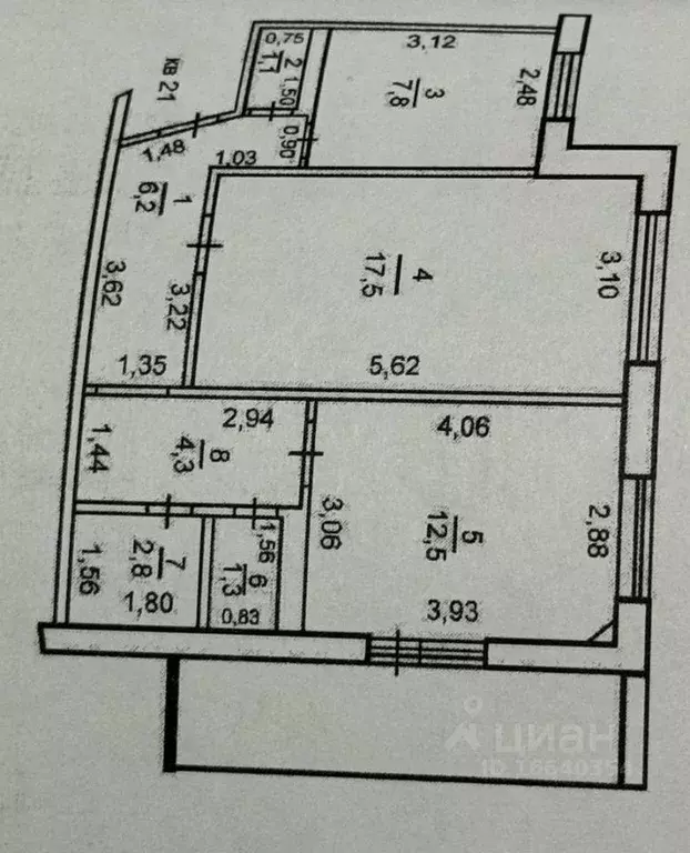 2-к кв. Оренбургская область, Оренбург Просторная ул., 8 (53.5 м) - Фото 2