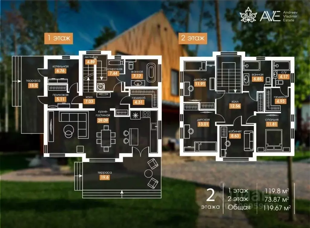 Дом в Ленинградская область, Всеволожский район, Лесколовское с/пос, ... - Фото 2