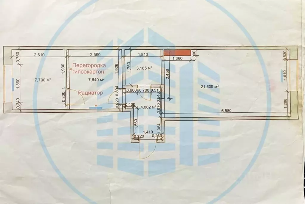 1-к кв. Ставропольский край, Ессентуки Кольцевая ул., 117А (43.5 м) - Фото 2