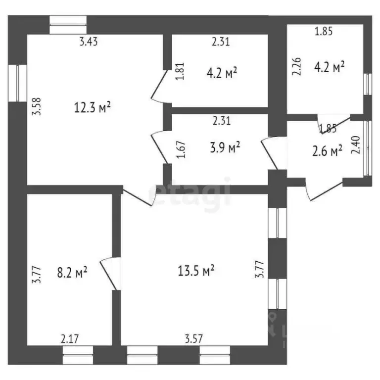 Дом в Белгородская область, Красногвардейский район ул. Зеленая, 10 ... - Фото 2