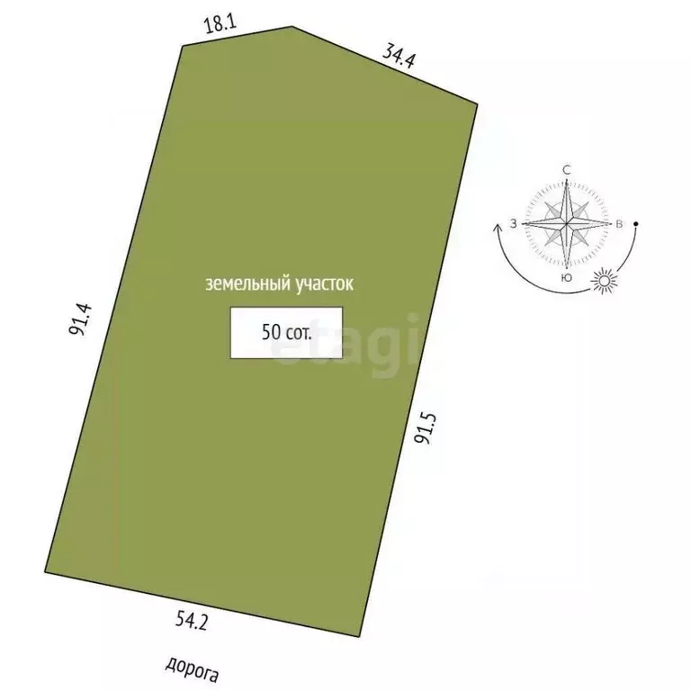 Участок в Орловская область, Орловский муниципальный округ, д. Глазово ... - Фото 2