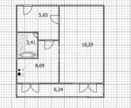 1-к. квартира, 35,4 м, 3/10 эт. - Фото 1