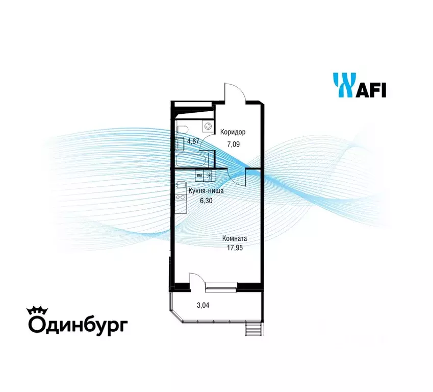 1-к кв. Московская область, Одинцово Северная ул., 5к2 (39.7 м) - Фото 1