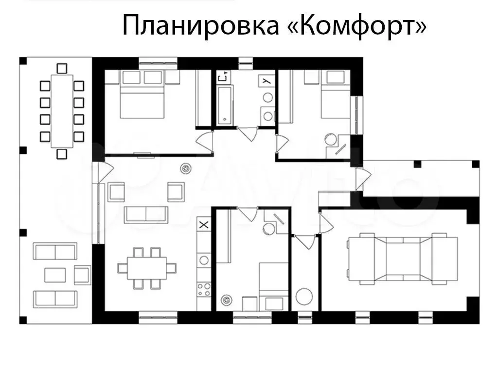 Коттедж 163,6 м на участке 6 сот. - Фото 0