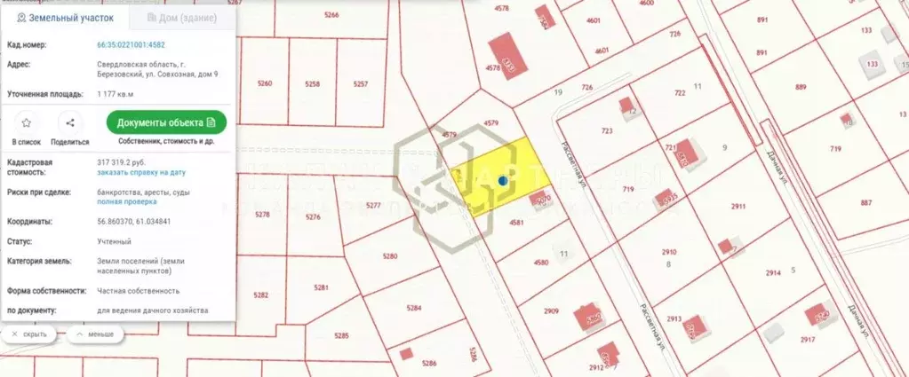 Участок в Свердловская область, Березовский муниципальный округ, пос. ... - Фото 2
