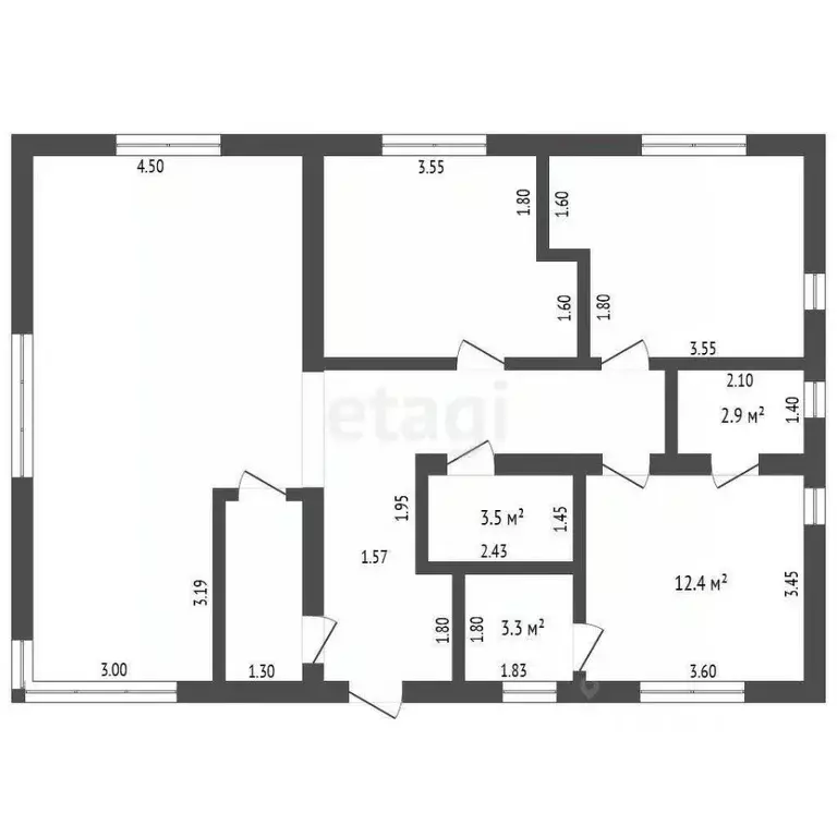 Дом в Крым, Симферопольский район, Трудовское с/пос, с. Строгоновка ... - Фото 2