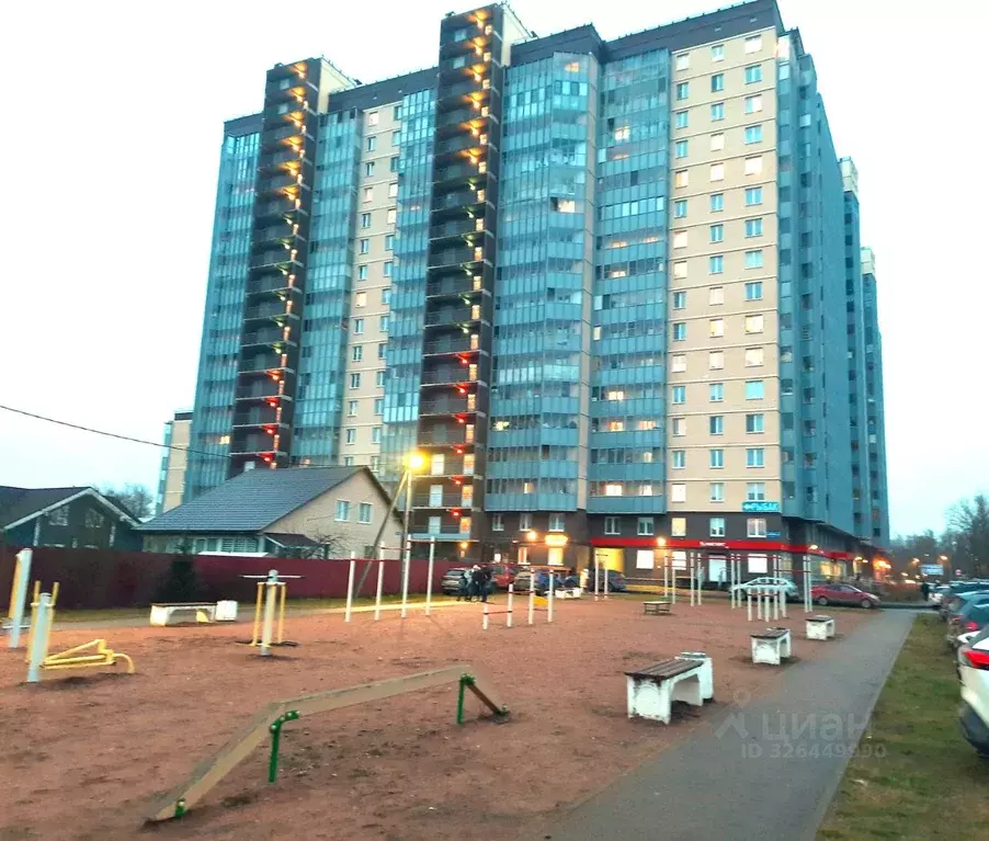 1-к кв. Ленинградская область, Кировск Набережная ул., 19 (32.5 м) - Фото 1