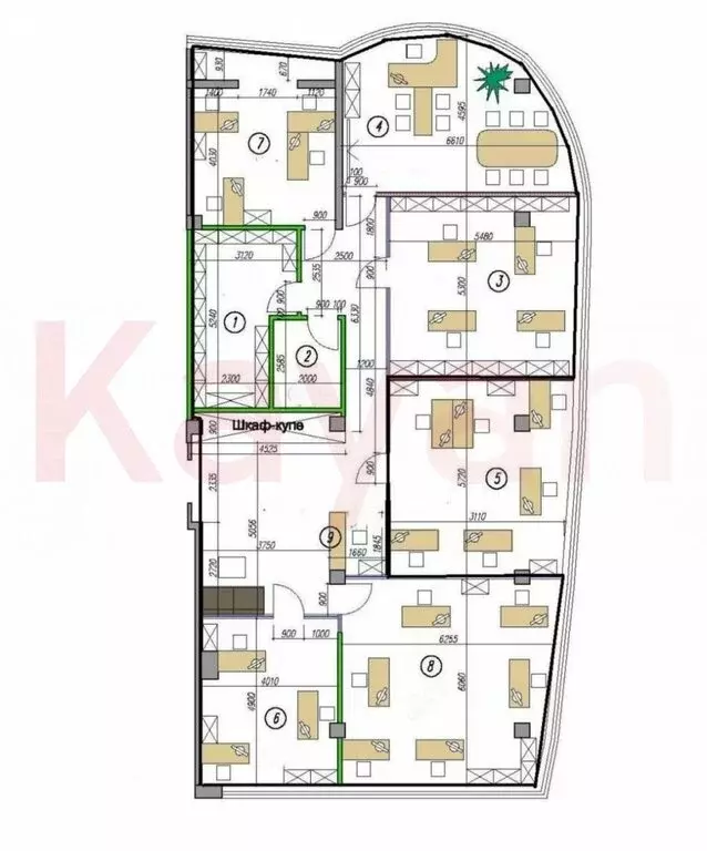 Офис (246.22 м) - Фото 2
