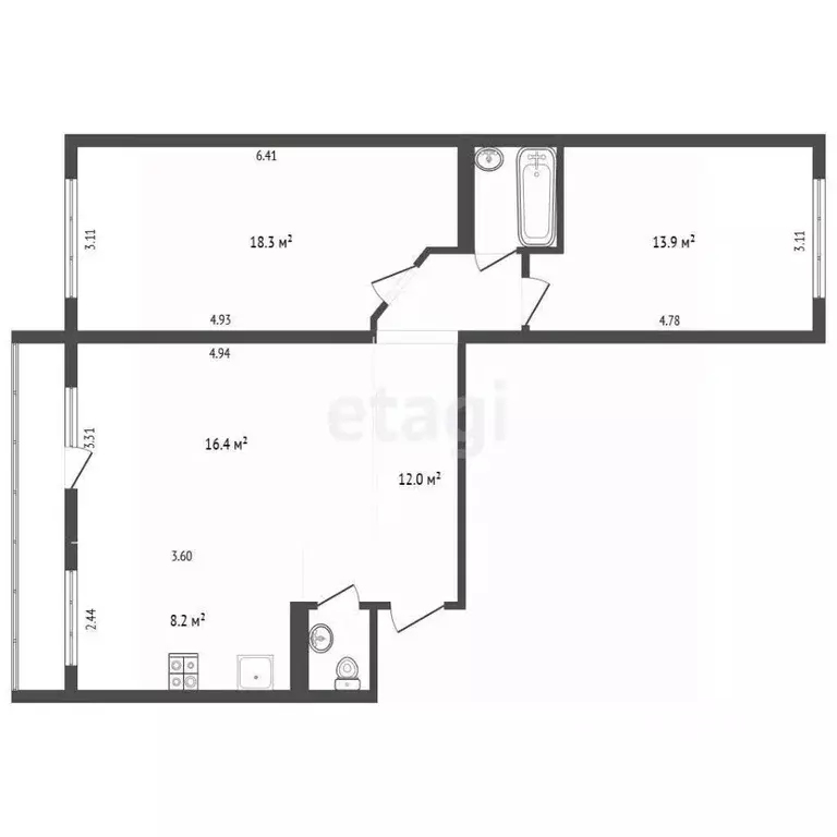 3-к кв. Камчатский край, Петропавловск-Камчатский ул. Савченко, 22к1 ... - Фото 1