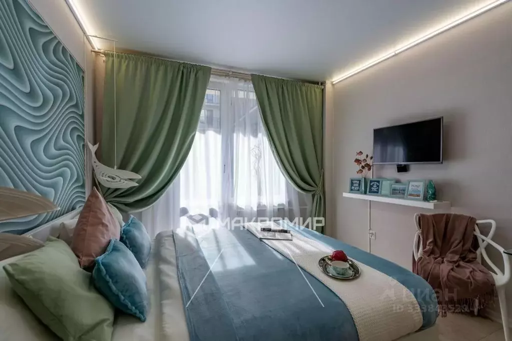 Студия Санкт-Петербург бул. Александра Грина, 1 (22.0 м) - Фото 1