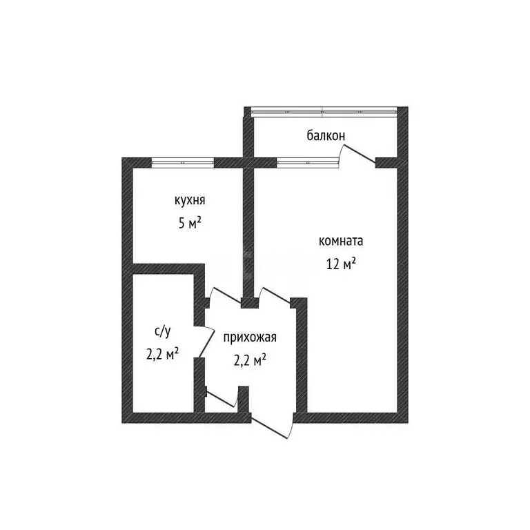 1-комнатная квартира: Краснодар, улица имени Дмитрия Благоева, 19 ... - Фото 1