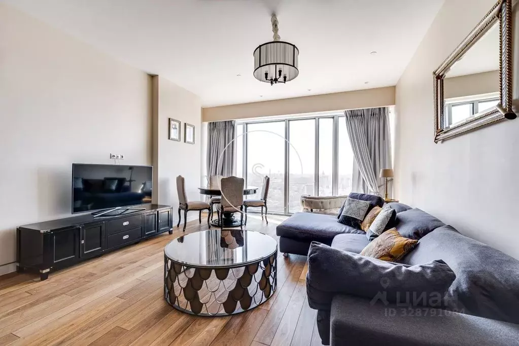 2-к кв. Москва 1-й Красногвардейский проезд, 21с2 (90.0 м) - Фото 1