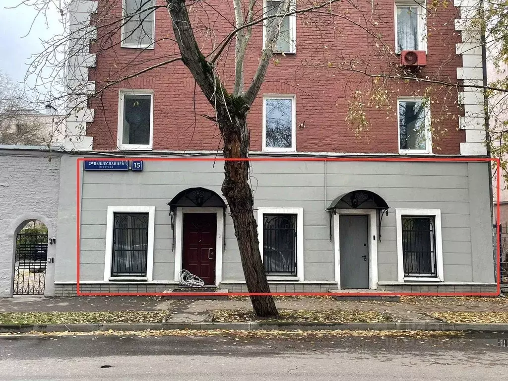 Помещение свободного назначения в Москва пер. 2-й Вышеславцев, 15 (70 ... - Фото 1