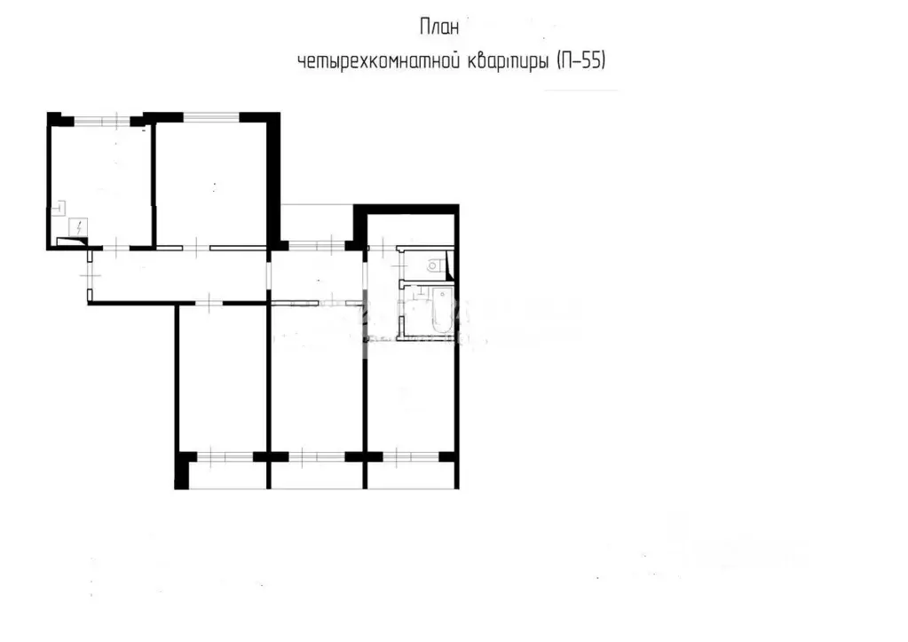4-к кв. Москва Краснодонская ул., 39 (86.0 м) - Фото 2