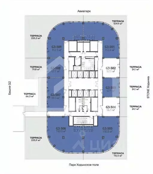 Помещение свободного назначения в Москва Ходынский бул., 20Ас1 (167 м) - Фото 2