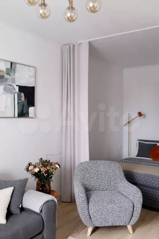 1-к. квартира, 40 м, 11/25 эт. - Фото 1