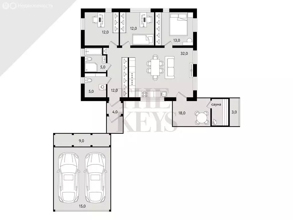 Дом в Пениковское сельское поселение, посёлок Бронна, коттеджный ... - Фото 2