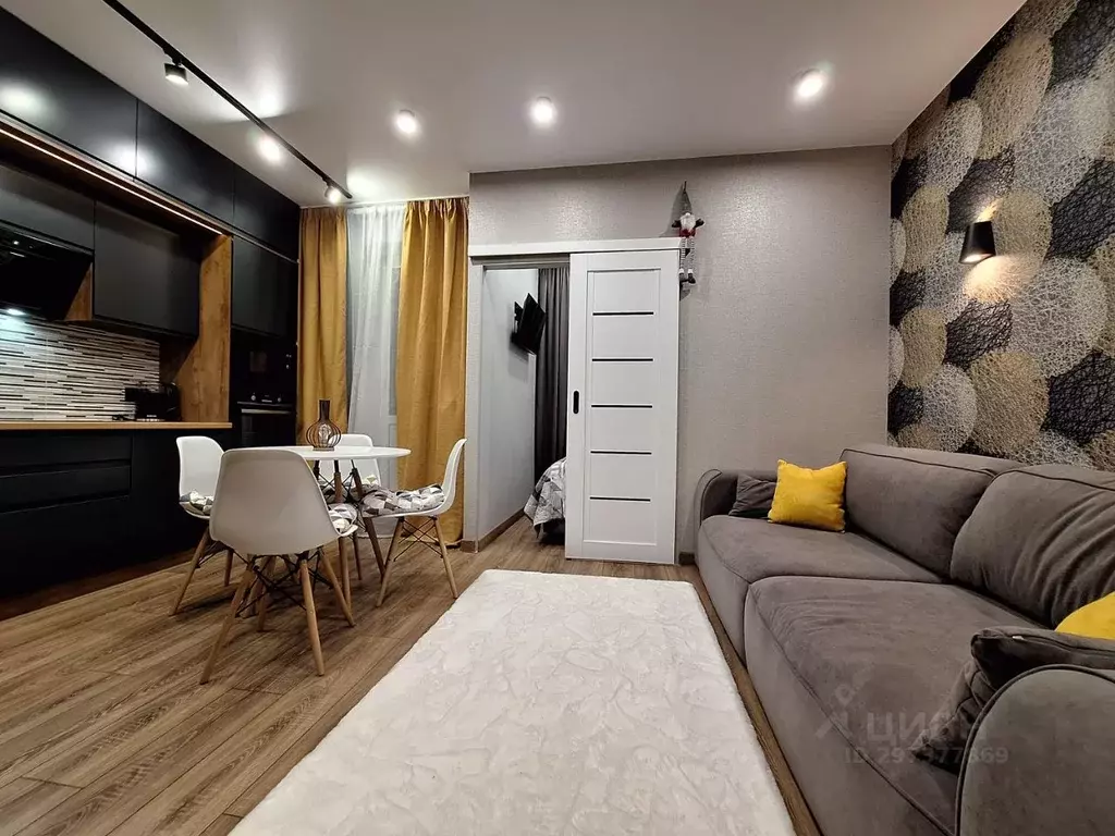 Студия Тульская область, Тула ул. Шухова, 1Б (30.0 м) - Фото 1