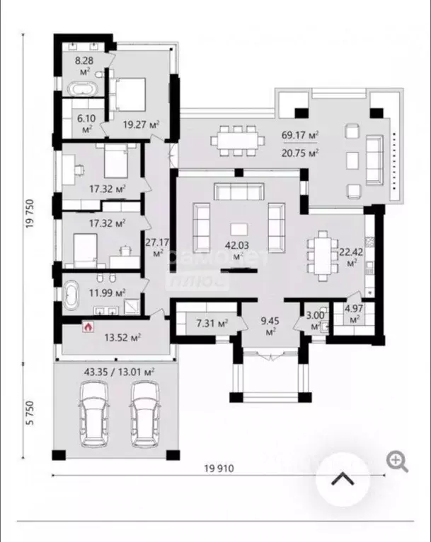 Дом в Смоленская область, Смоленский муниципальный округ, д. Боровая ... - Фото 2