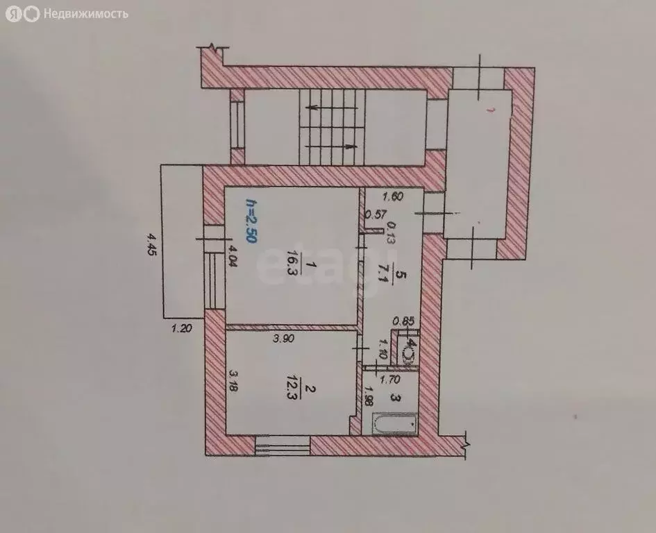 1-комнатная квартира: Черногорск, Октябрьская улица, 94 (39.7 м) - Фото 0