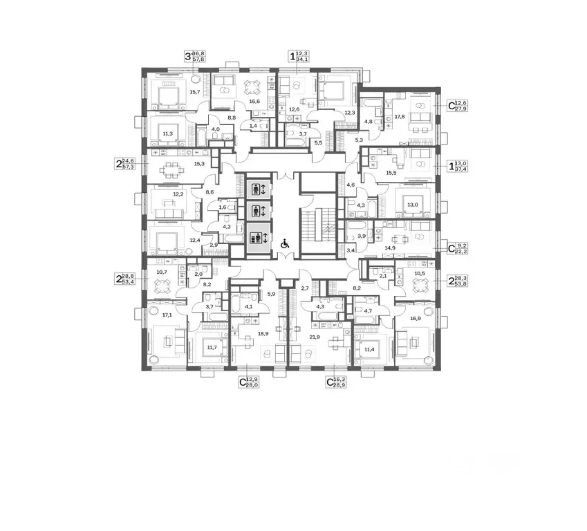 3-к кв. Москва Тагильская ул., 2к1 (59.4 м) - Фото 1