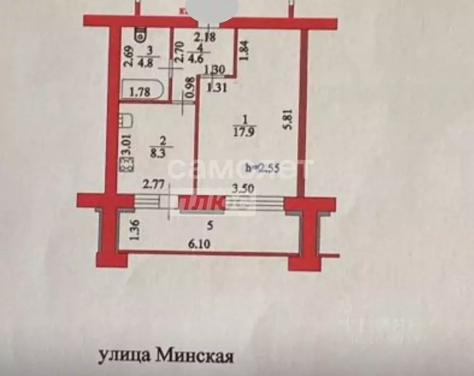 1-к кв. Пензенская область, Пенза ул. Минская, 19 (40.0 м) - Фото 1