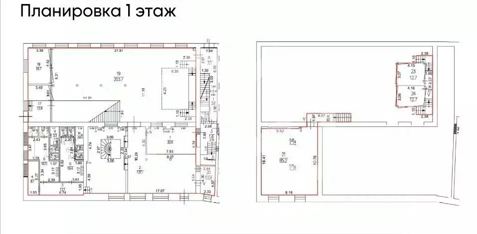 Помещение свободного назначения в Москва Холодильный пер., 3к1с8 (1250 ... - Фото 2