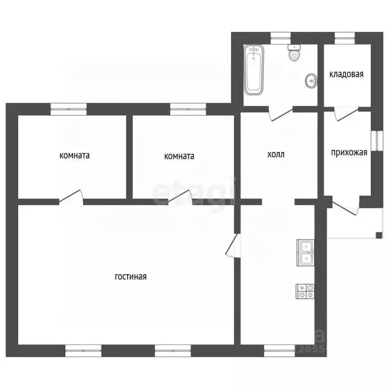 Дом в Костромская область, Нерехта ул. Лазо, 30 (59 м) - Фото 2