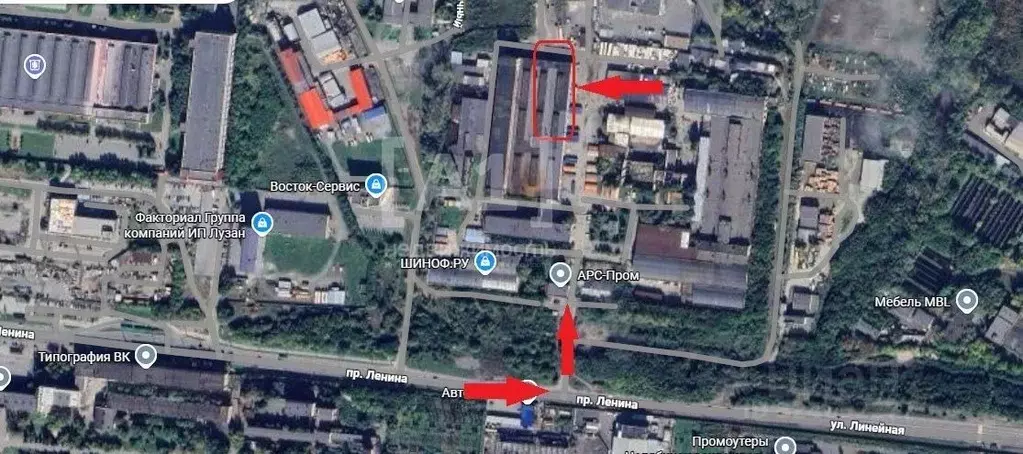 Склад в Челябинская область, Челябинск просп. Ленина, 2А (650 м) - Фото 2