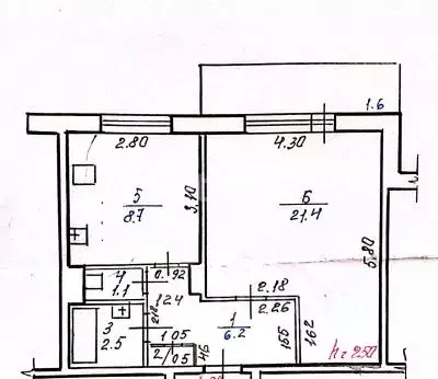 1-к кв. Забайкальский край, Чита Угданская ул., 59 (42.0 м) - Фото 2