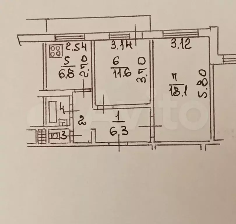 2-к. квартира, 50 м, 5/10 эт. - Фото 0