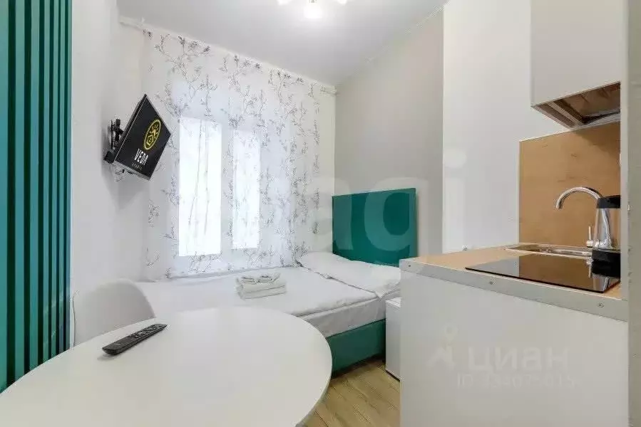 Студия Санкт-Петербург ул. Ольминского, 6 (9.3 м) - Фото 1