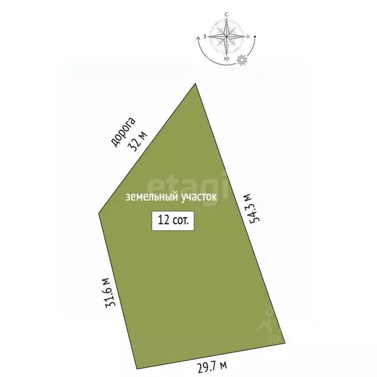 Участок в Крым, Ленинский район, Мысовское с/пос, с. Семеновка ул. ... - Фото 2