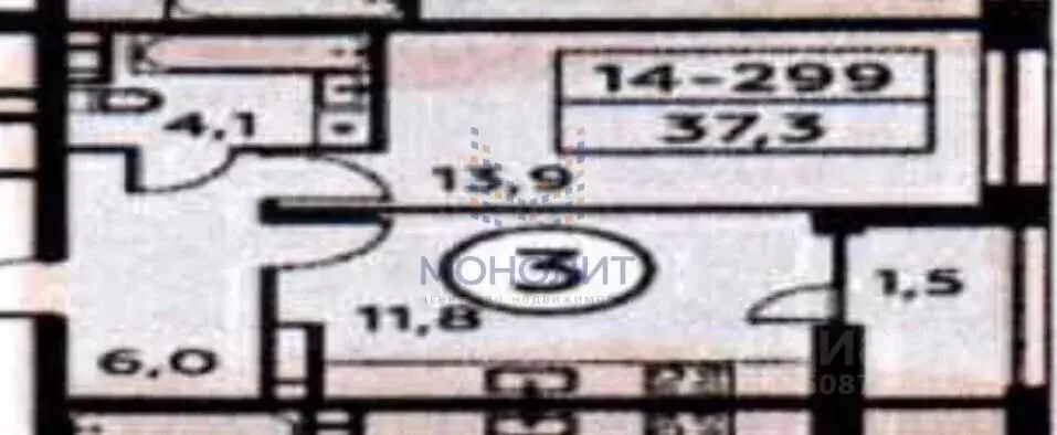 1-к кв. Москва бул. Скандинавский, 5к1 (37.5 м) - Фото 2