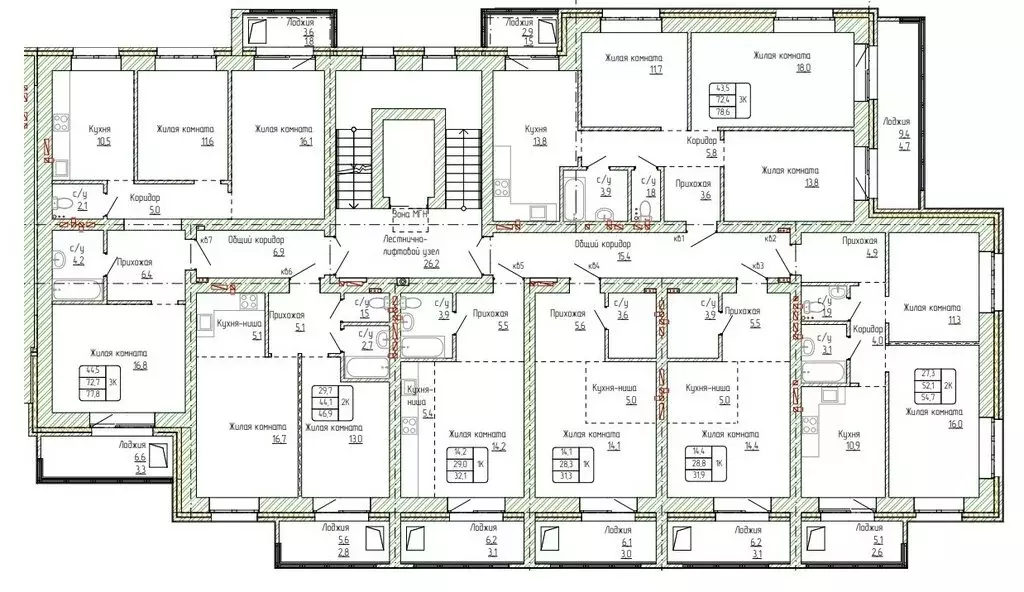 2-комнатная квартира: Алтайский край, Новоалтайск (46.9 м) - Фото 1