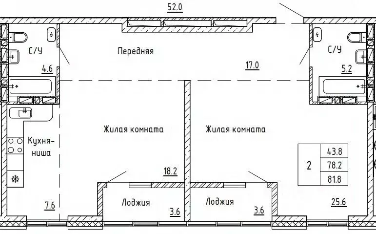 2-к кв. Приморский край, Артем Красноармейская ул., 4 (81.8 м) - Фото 0