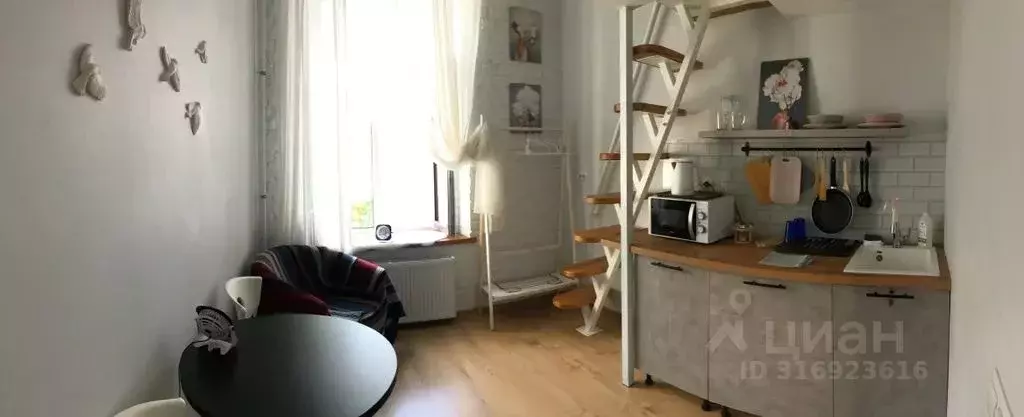 Студия Санкт-Петербург Разъезжая ул., 33 (15.0 м) - Фото 0